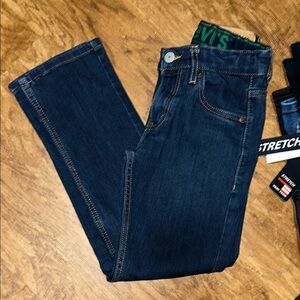 Levis Size 8 Blue 511 Jeans Regular Classic Denim adjustable waist 24 Length 25